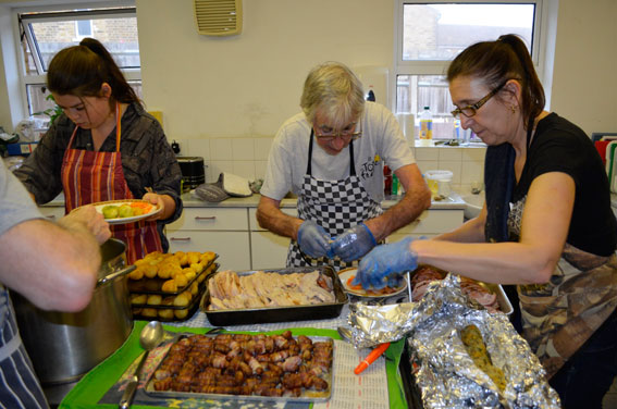 Christmas lunches and Twitter at the Drop-In